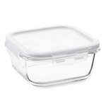 Plat en verre avec couvercle carré 930 ml Lock and Lock